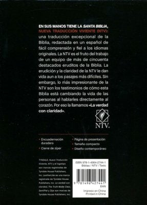 Santa Biblia NTV Ed. Compacta, Sentipiel Cafe Latte (NTV Holy Bible Compact Ed., Soft Imit. Leather Tan)
