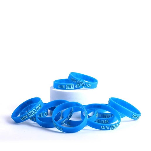 Power Band (1/2") "Faith Over Fear" - 12 Pk