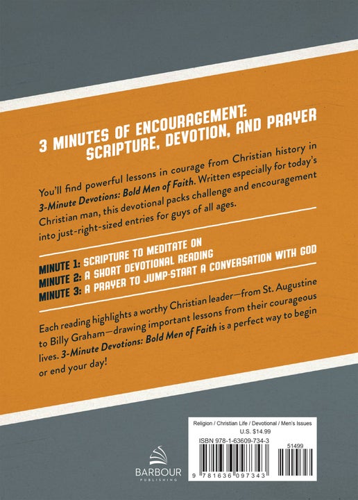 3-Minute Devotions: Bold Men of Faith