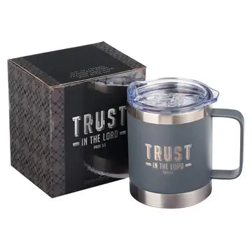 Mug Ss Camp Gray Trust in the Lord Prov. 3:5
