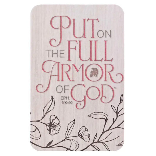 Pocketcard Put On the Full Armor Women
