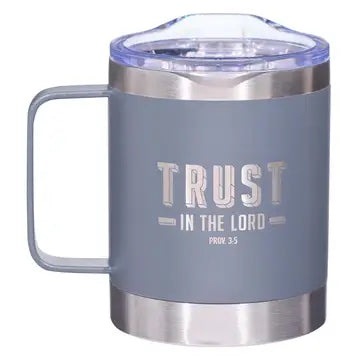 Mug Ss Camp Gray Trust in the Lord Prov. 3:5