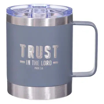 Mug Ss Camp Gray Trust in the Lord Prov. 3:5