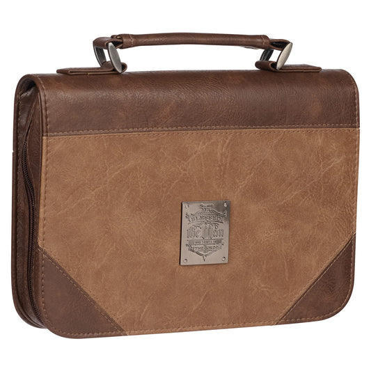 Brown Large Bible Cover Blessed Jeremiah 17