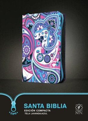 Santa Biblia NTV, Ed. Compacta, Enc. Tela Dura, Azul/Purp. (NTV Holy Bible, Compact Ed., Hardcover Fabric, Blue/Purple) By: Tyndale
