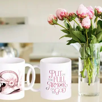 Mug Put On the Full Armor of God Women