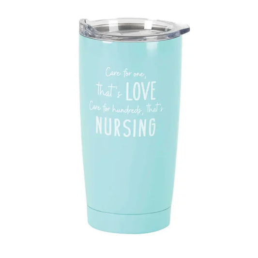 Tmblr Nurse Care For One Ss Teal 20 oz