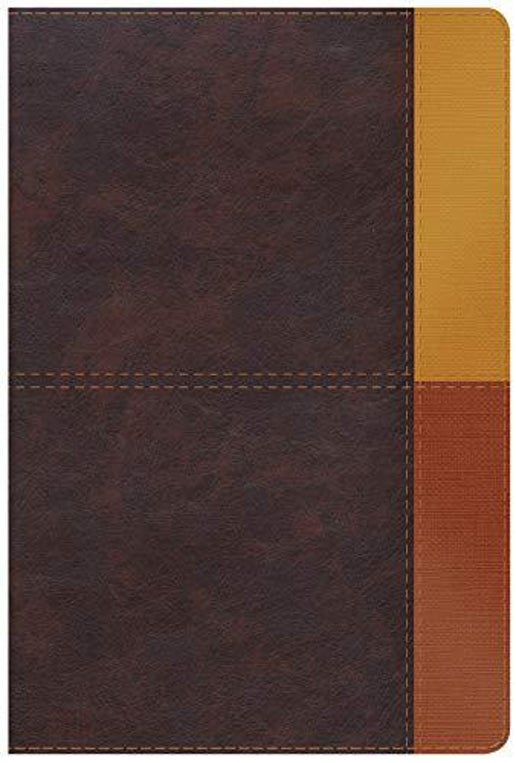 Biblia de estudio Arcoiris, Cocoa/ Terracota Símil Piel con Índice - by B&H españ̃OL Editorial (Leather Bound)