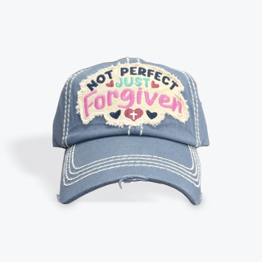 Cap Blue Not Perfect just Forgiven