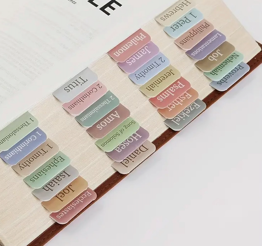 Pastel Bible Tabs