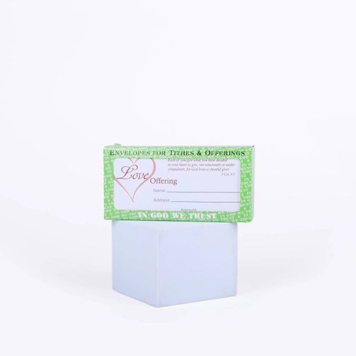 Offering Envelope - Love - 100Ct