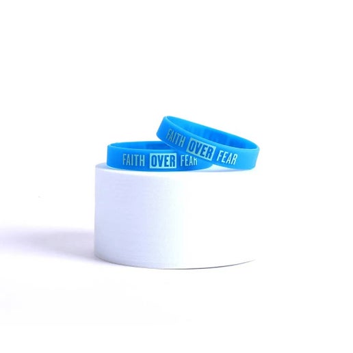Power Band (1/2") "Faith Over Fear" - 12 Pk