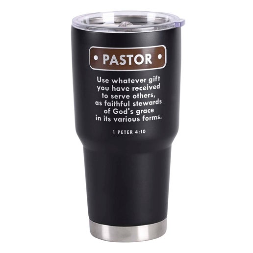 Tumbler Pastor Black 30 oz
