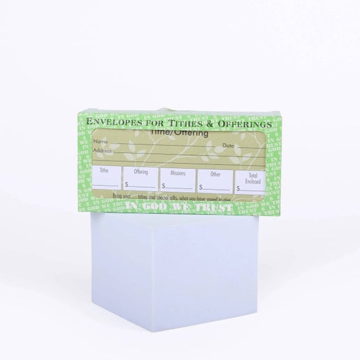 Offering Envelope for Tithe and Offering - 100 Count - Deut. 12:6-7