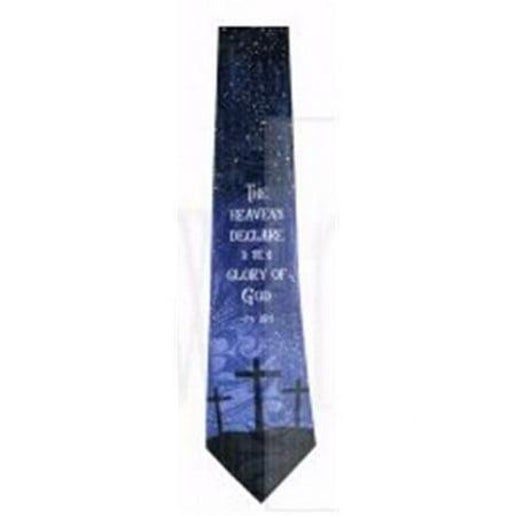 Tie Heavens Declare The Glory of God Polyester Tie