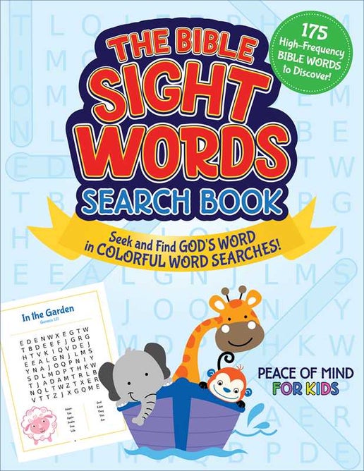 Peace of Mind Bible Sight Words Search Book by Good Books