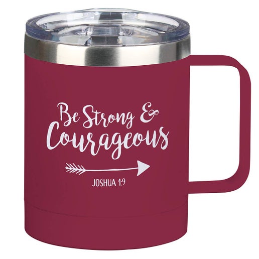 Be Strong & Courageous Very Berry Camp-style Stainless Steel