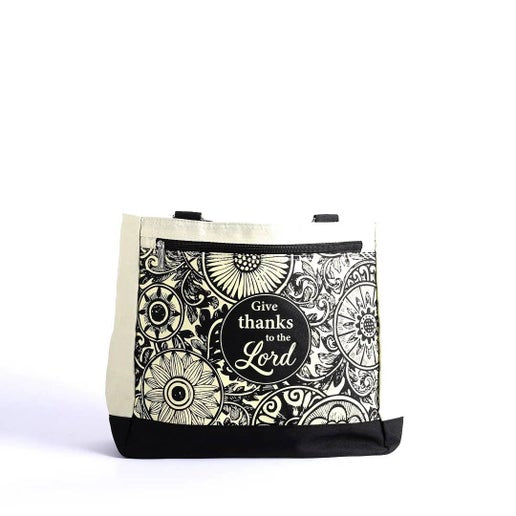 Tote - Give Thanks - 12.5x11.5x6