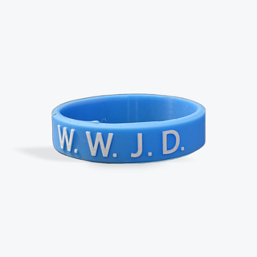 Band Blue W.W.J.D.