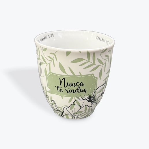 Taza Nunca te rindas