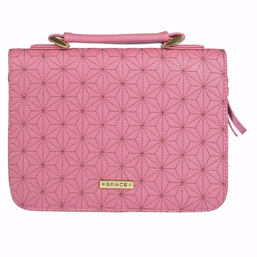 Grace Pink Medium Bible Cover