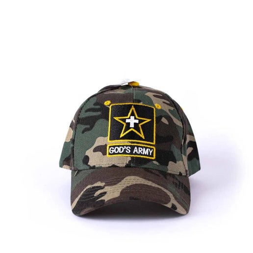 Cap - Camo - God's Army