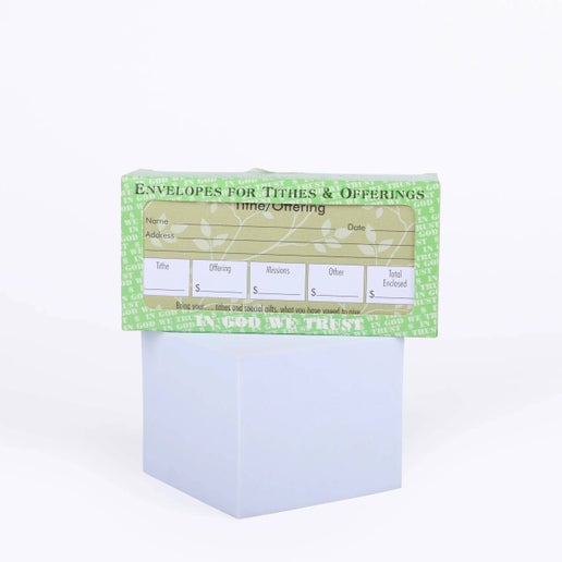 Offering Envelope Deut.12:6-7 Tithe/Offering 53Ct