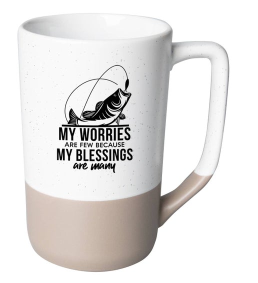 Mug My Worries Are Few - Designer Mugs-Pebble
