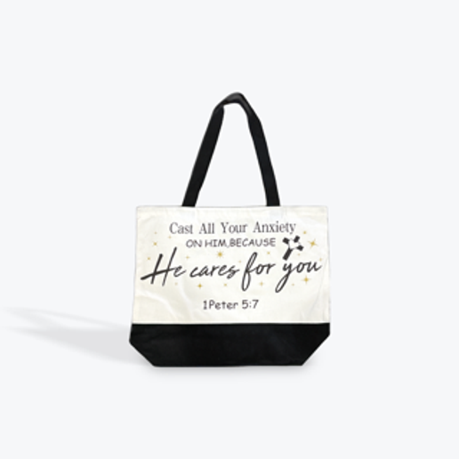 Tote bag 1 Peter 5:7