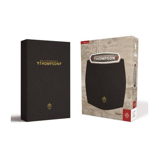 Biblia de Referencia Thompson, Piel reciclada, Negro RVR 1960
