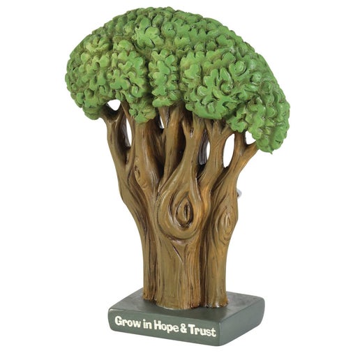 🍗TREE CROSS JEREMIAH 29:11 FIGURINE 4.25"
