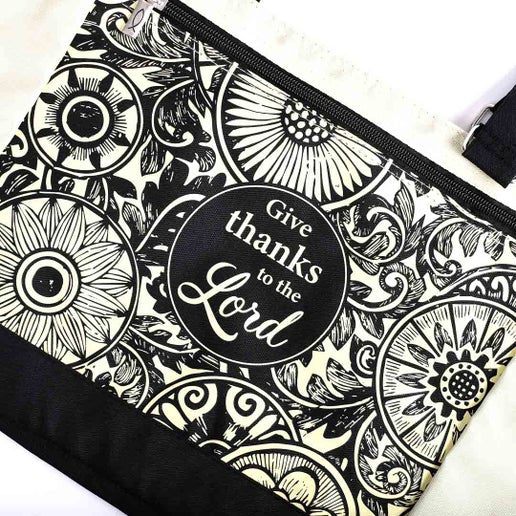 Tote - Give Thanks - 12.5x11.5x6