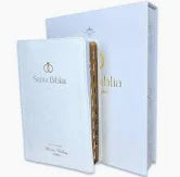 Biblia para Boda letra grande con Cierre reina Valera 1960 Blanca con Indice